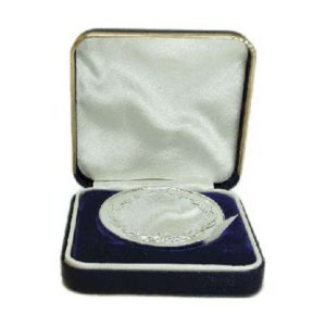 2in Silverplate Collar Medal