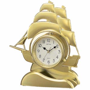 Gilt Rhythm Pendulum Ship Clock