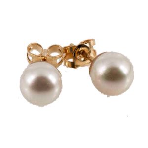 9ct 7mm Cultured Pearl Earring