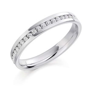 Silver Full  Cubic Zirconia Ring