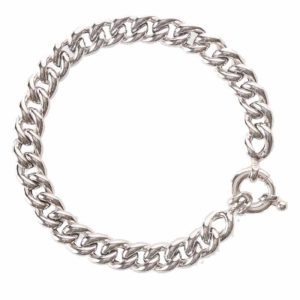 Bracini Silver Curb Bracelet 19cm