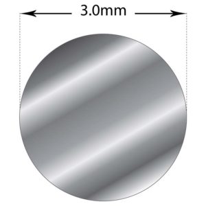 Silver 3mm Round Wire