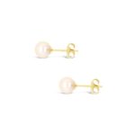 9ct 6mm Cultured Pearl Earring
