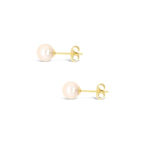 9ct 6mm Cultured Pearl Earring