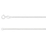 Silver 1.2mm Curb Chain 24in